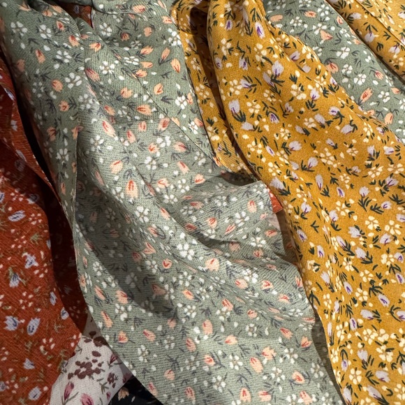 Floral Patterned Hair Scarves Set - Picture 4 of 4